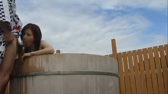 Mature lady gets impure in public